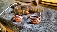 Herb Chopper and Copper Rings