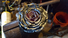 Forged Iron Rose